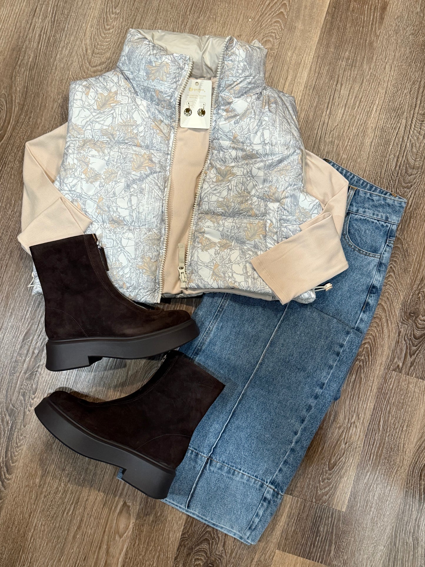 Jones Brown Suede Boot