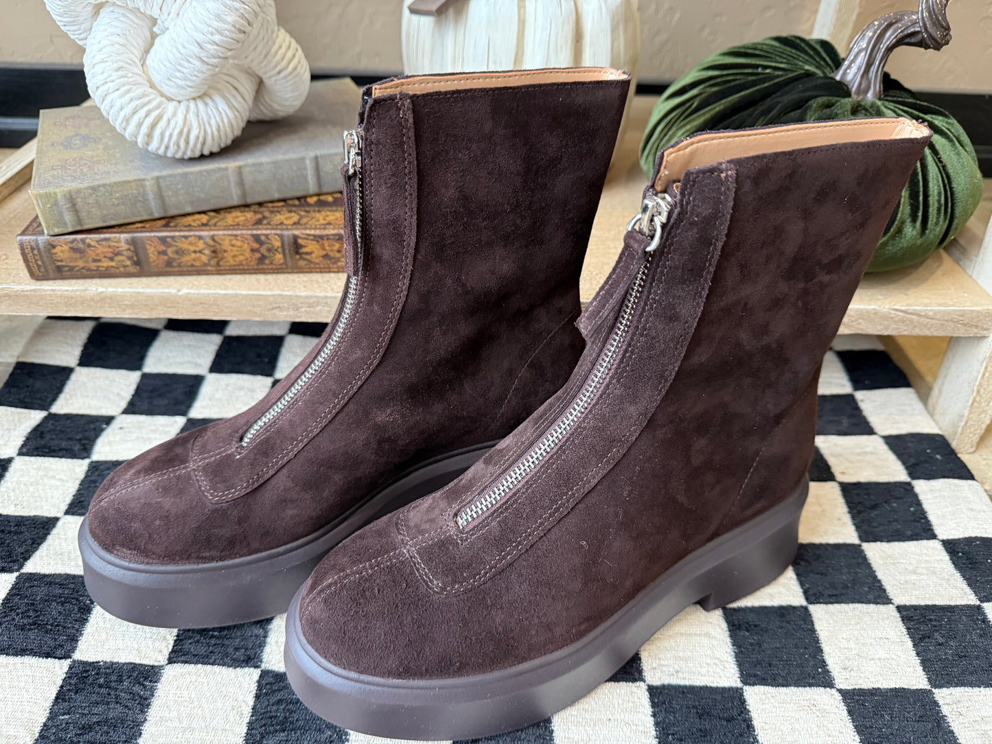Jones Brown Suede Boot