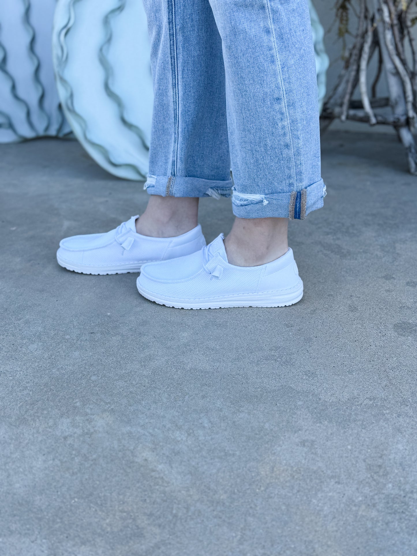 Hey Dude Women’s Wendy Funk Mono White