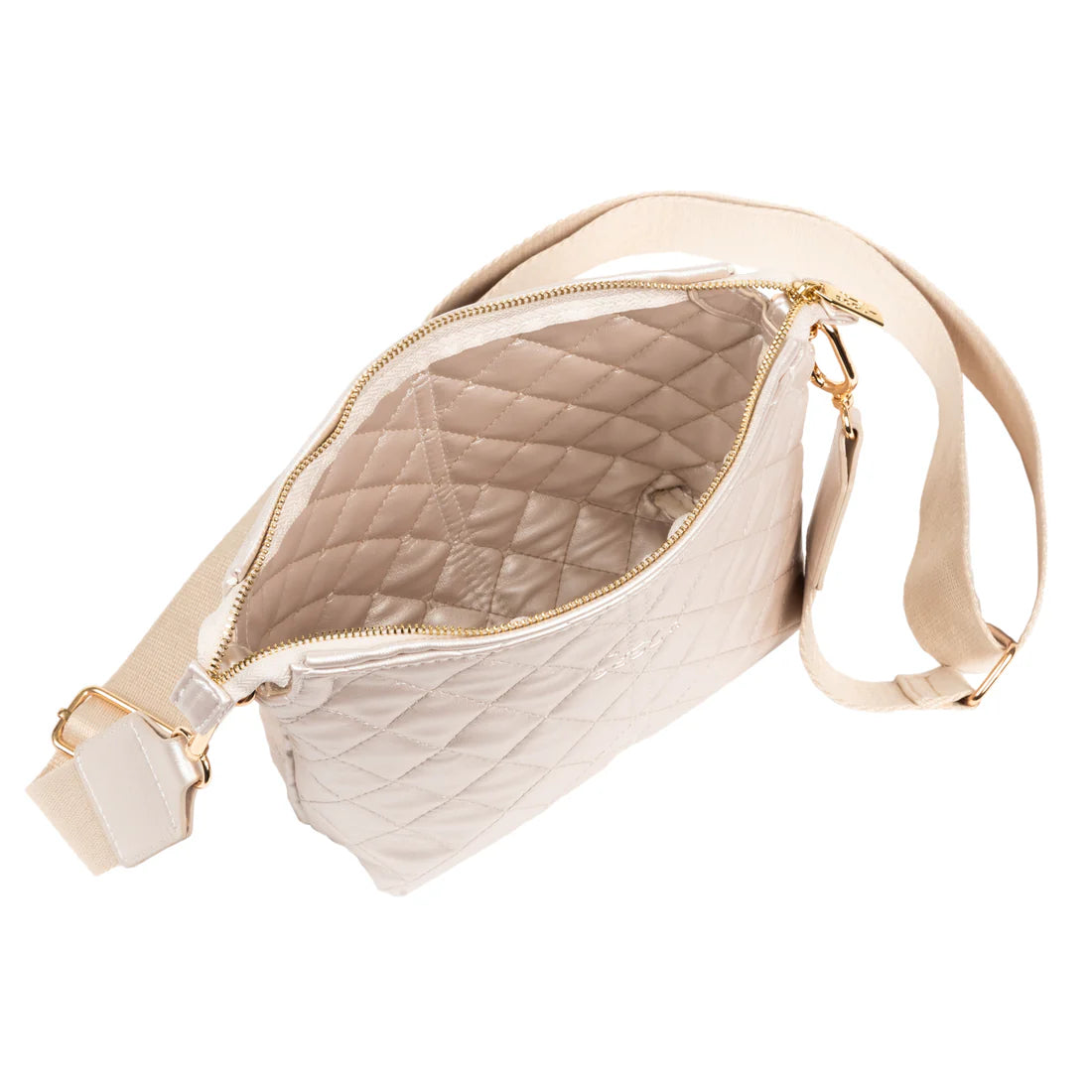 Scout Emily Crossbody Champagne Quilted