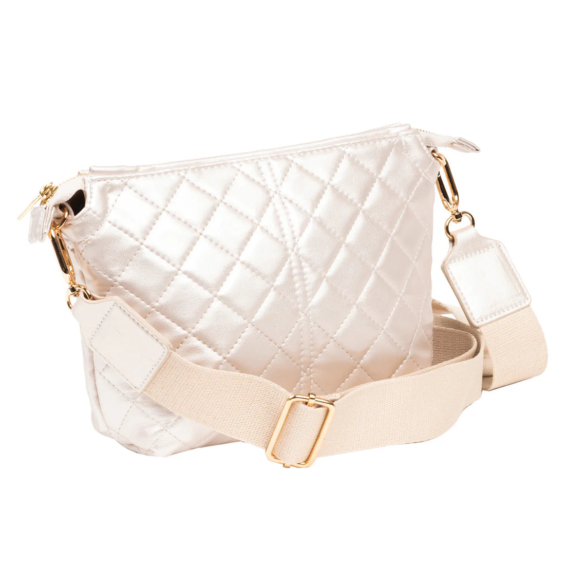 Scout Emily Crossbody Champagne Quilted