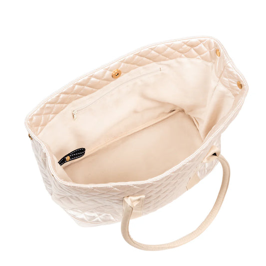 Scout Miss Manors Tote Champagne Quilted