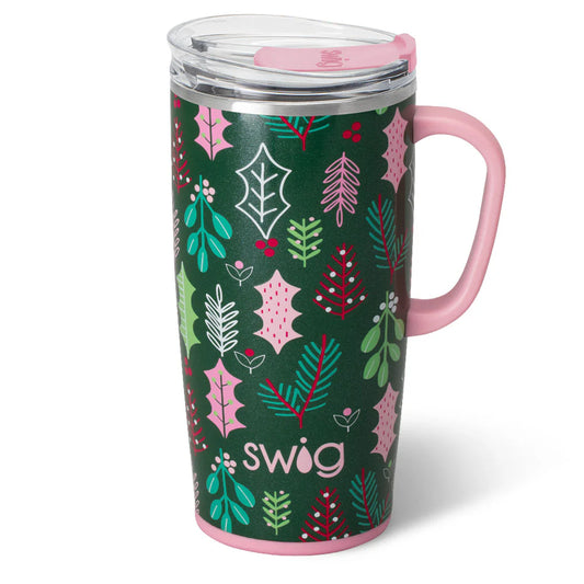 Swig Merry Mistletoe Travel Mug 22oz