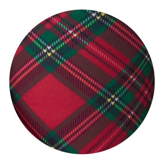 Swig Christmas Plaid Medium Iced Cup Coolie
