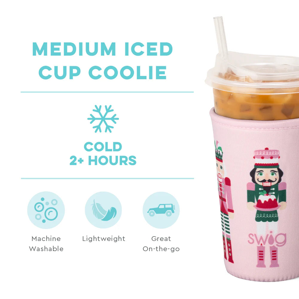Swig Sugar Plum Soldiers Medium Iced Cup Coolie