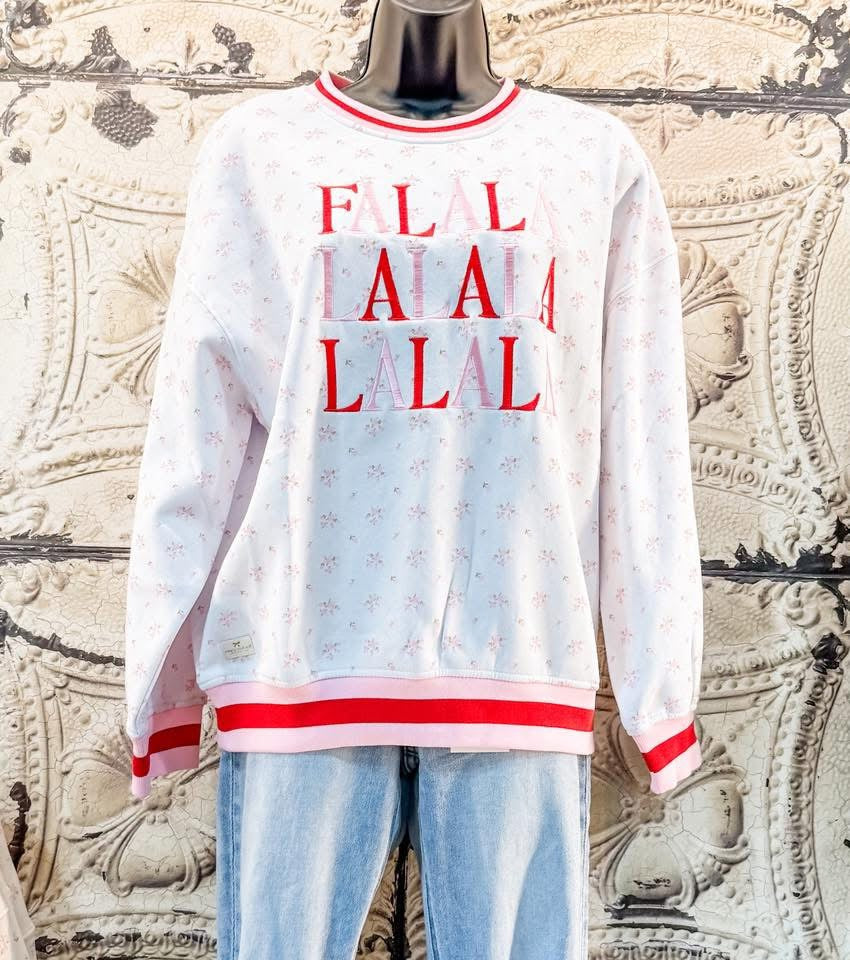 Simply Southern Fa La La Varsity Crew