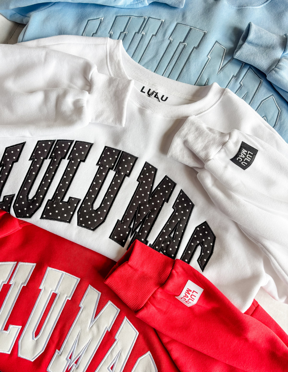 Lulu Mac Baby Blue Sweatshirt