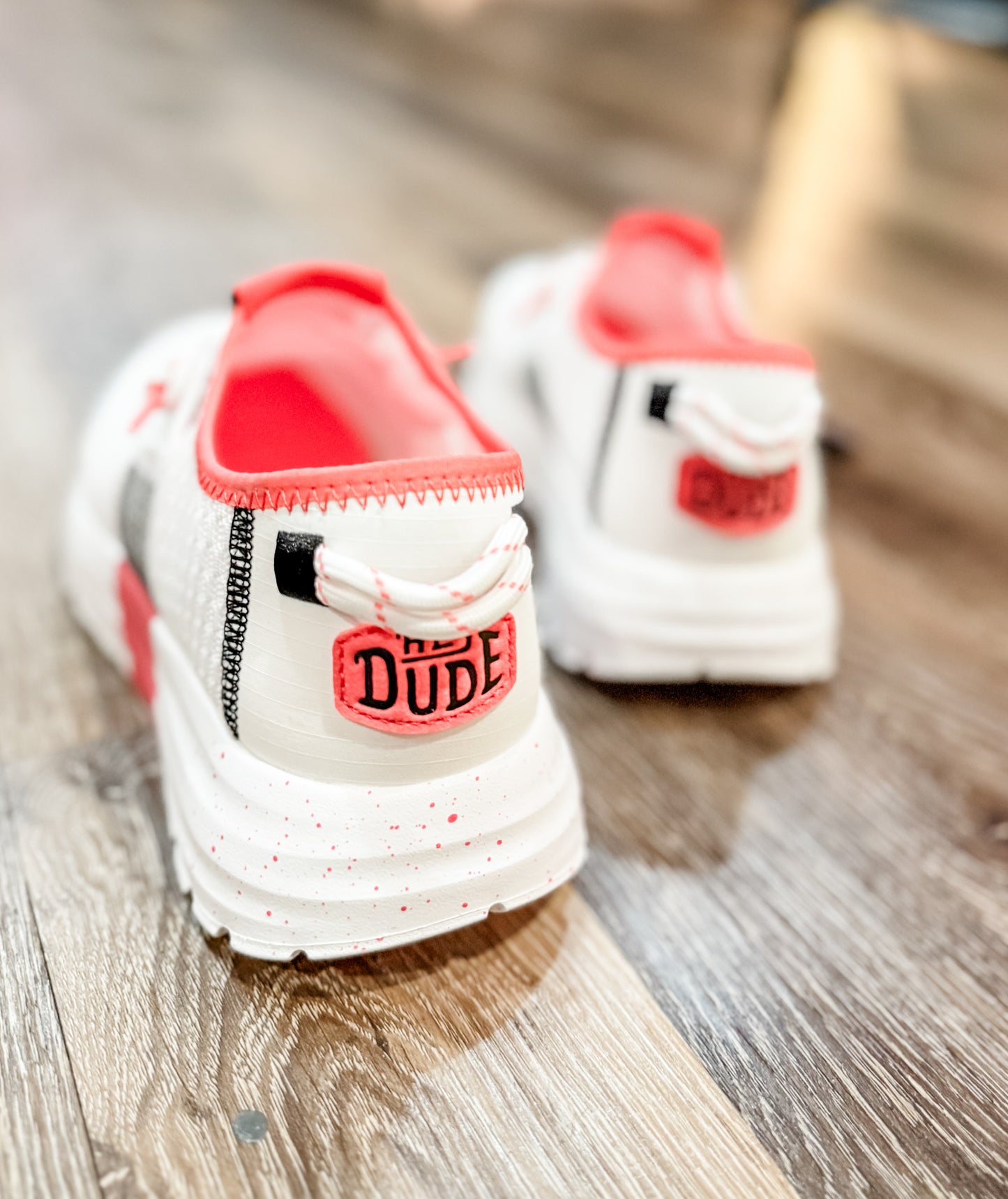 Hey Dude Women’s Sirocco W Sport Stripe White/Pink