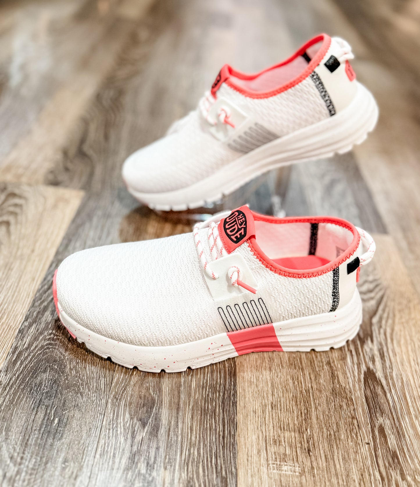 Hey Dude Women’s Sirocco W Sport Stripe White/Pink