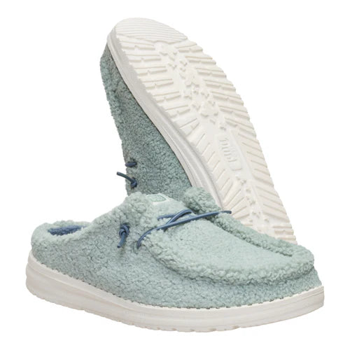 Hey Dude Women’s Wendy Slip Sherpa Iceberg Green