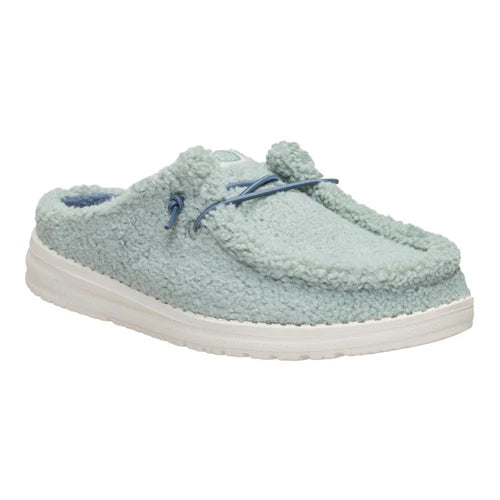 Hey Dude Women’s Wendy Slip Sherpa Iceberg Green
