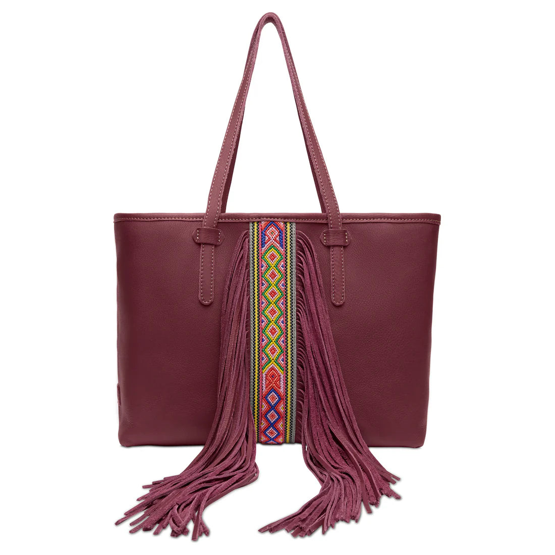 Consuela Plum Breezy Fringe