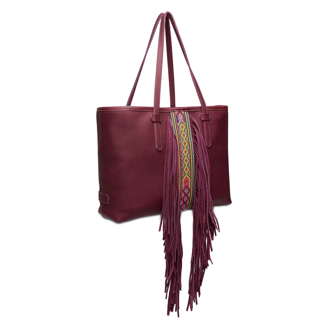 Consuela Plum Breezy Fringe