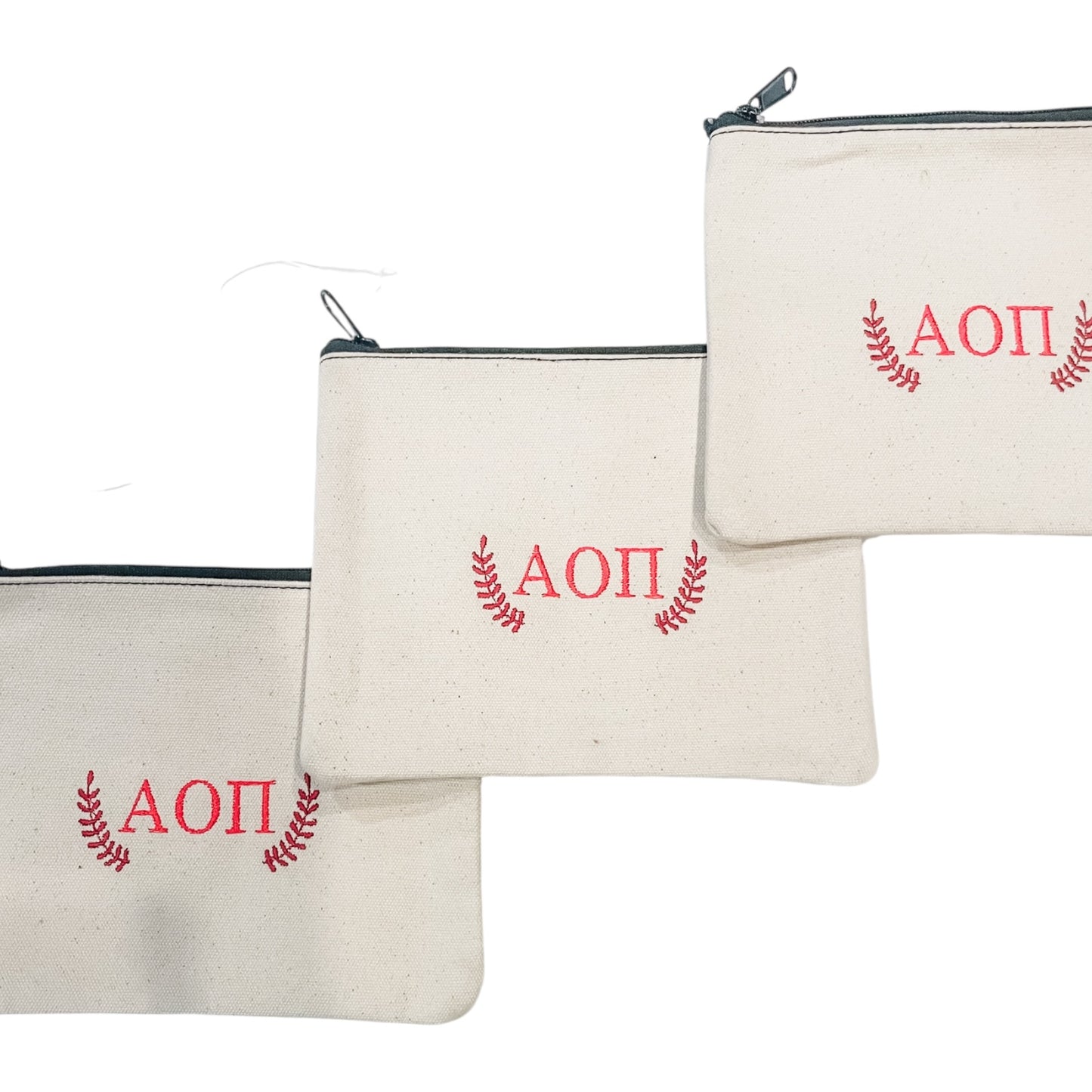 Greek Embroidered Pouch