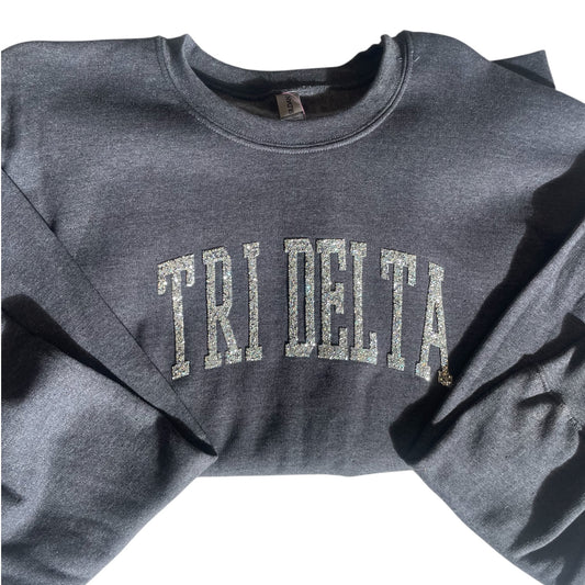Greek Tri Delta Iced Sweatshirt