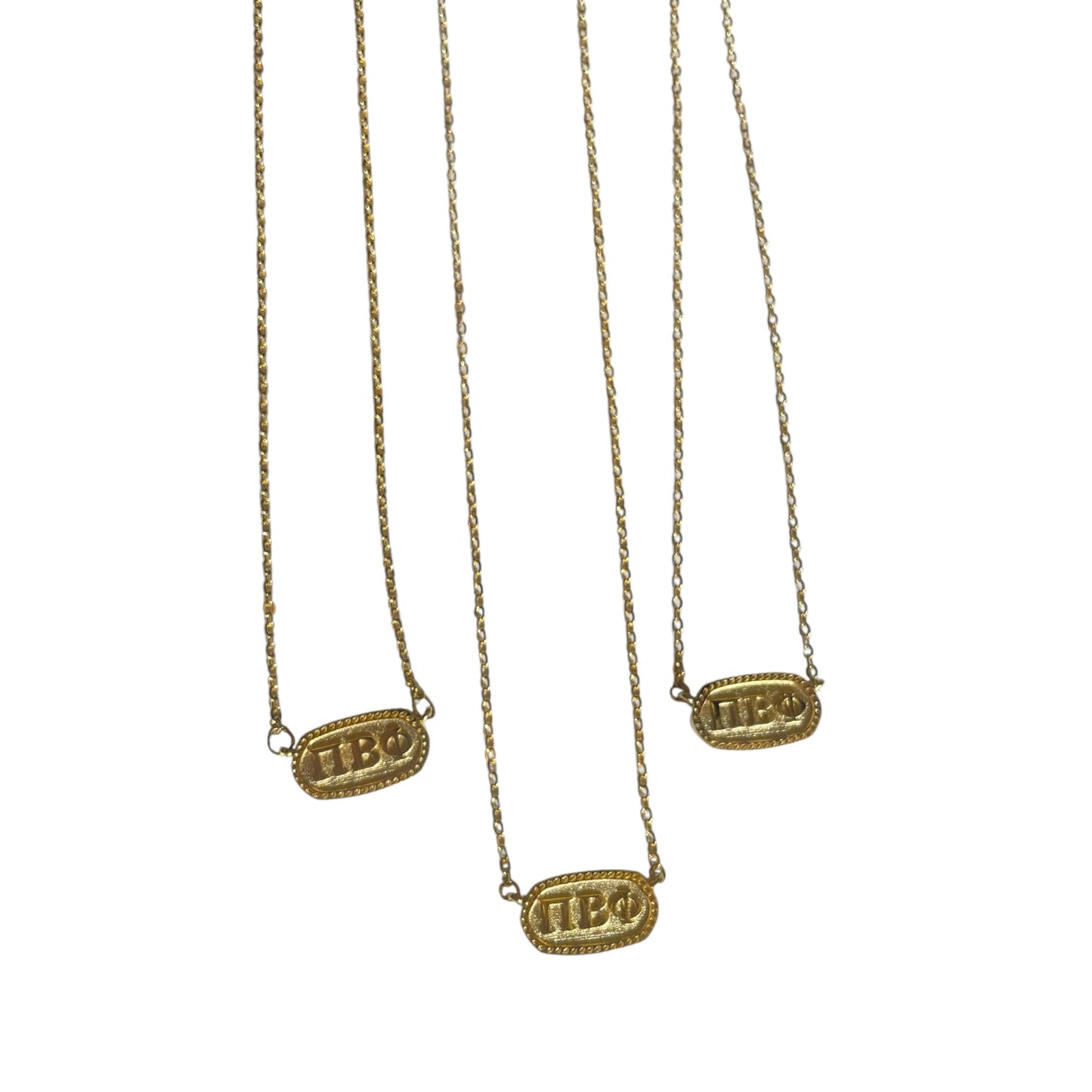 Greek Initial Necklace