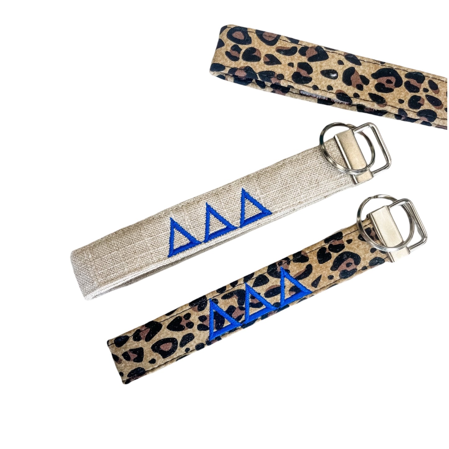 Greek Wristlet Keychains