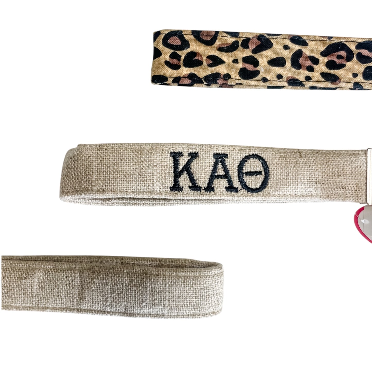 Greek Wristlet Keychains