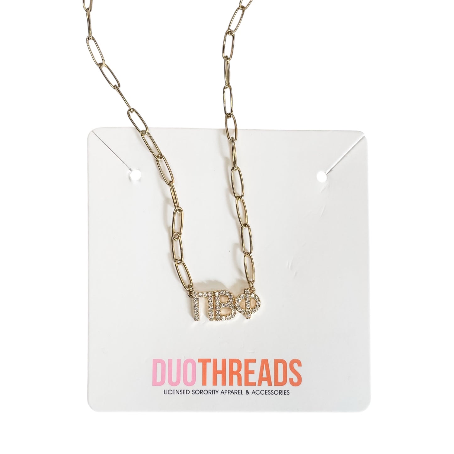 Greek Rhinestone Necklace