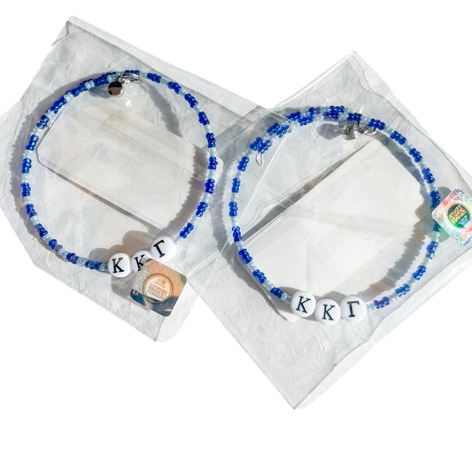 Greek Letter Wrap Bead Bracelet