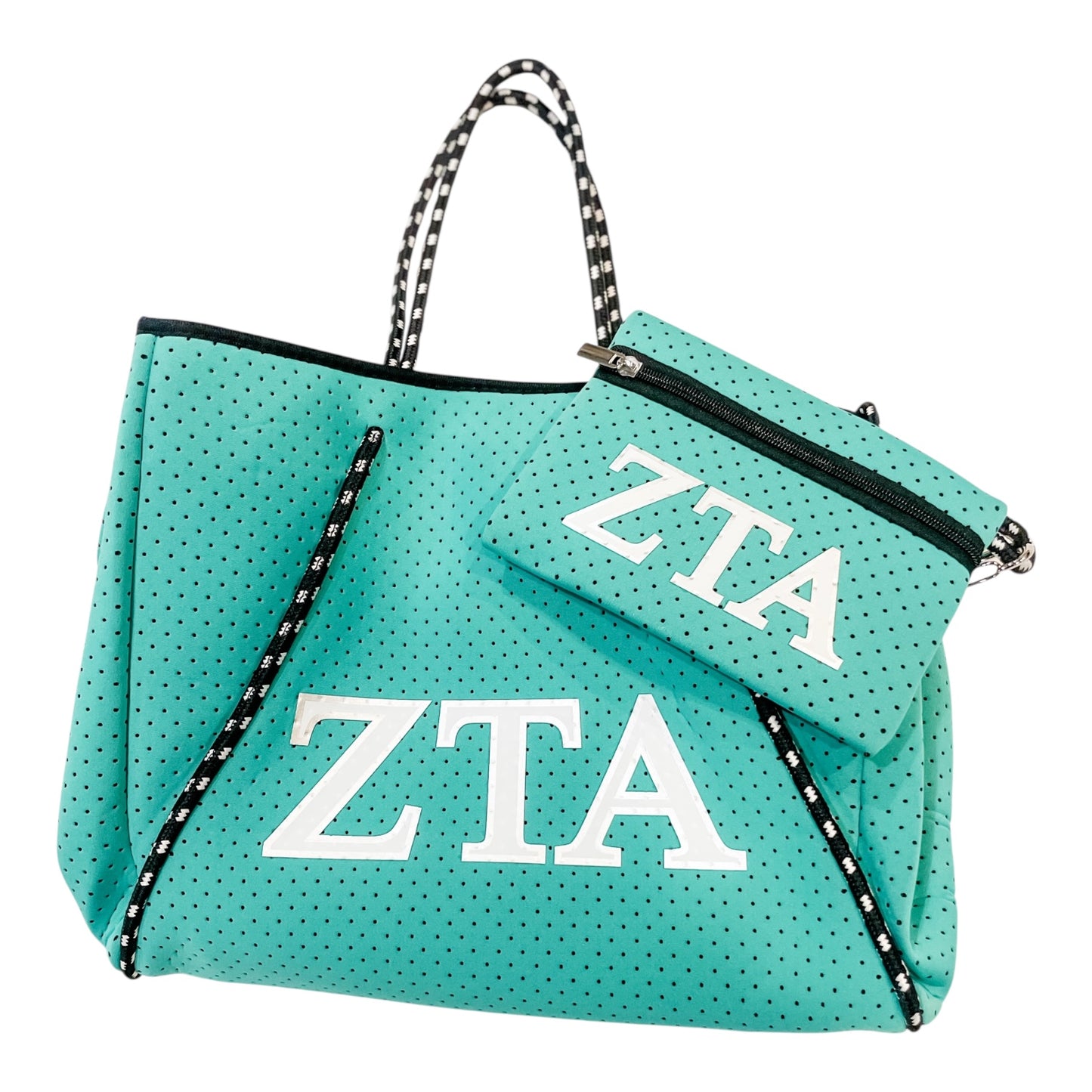 Greek Neoprene Tote