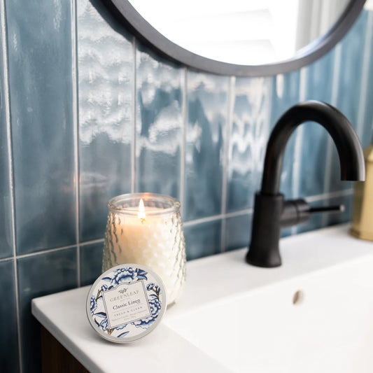 Greenleaf Signature Candle | Classic Linen
