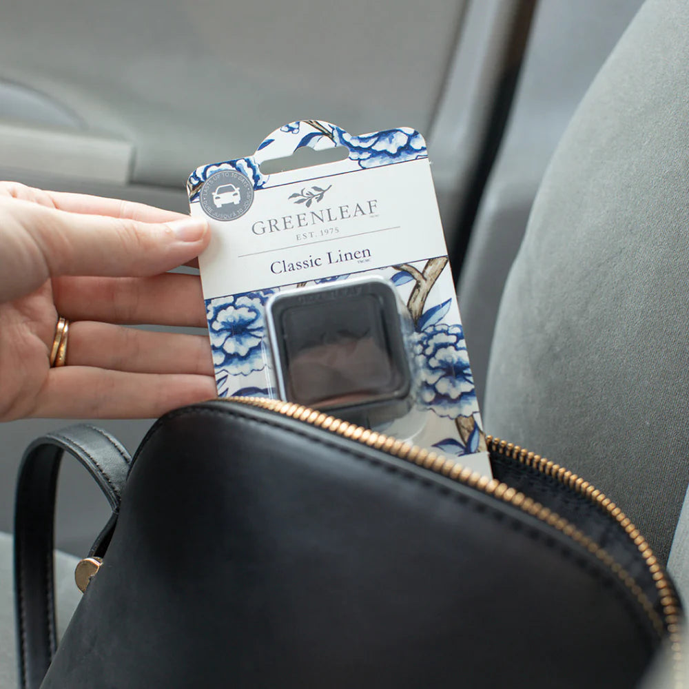 Greenleaf Auto Vent Clip | Classic Linen