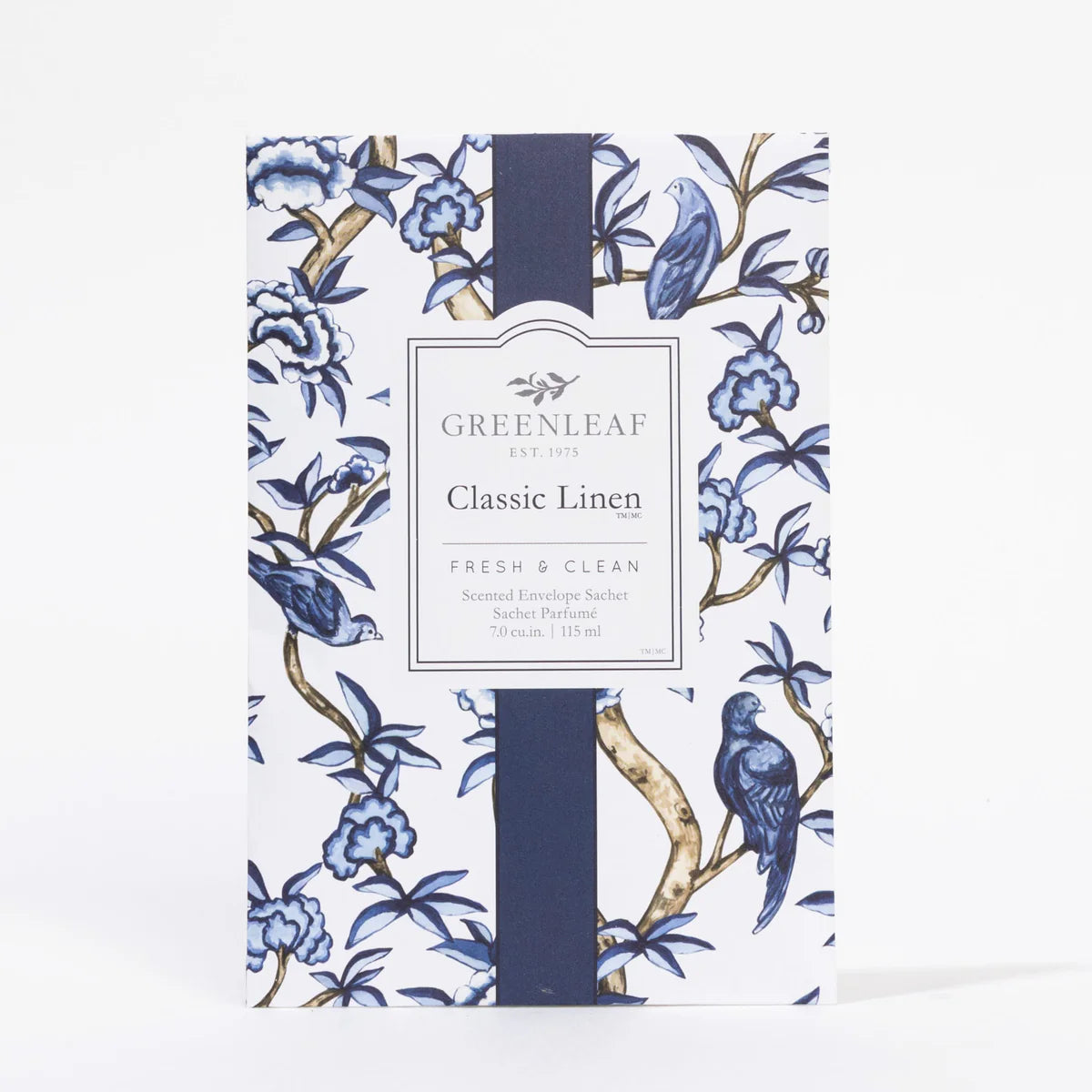 Greenleaf Sachet | Classic Linen