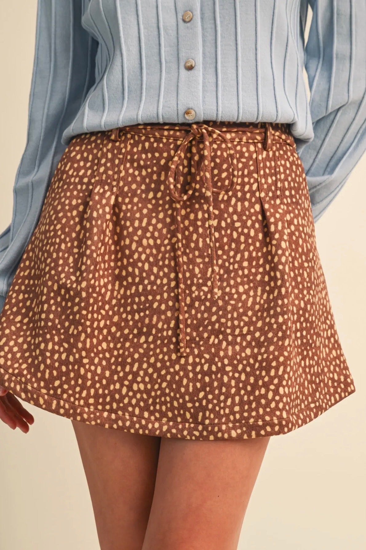 Fawn Toffee Skort