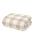 Phufy Bliss Gingham Blanket- Pebble