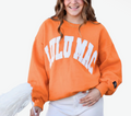 Lulu Mac Orange & White Sweatshirt