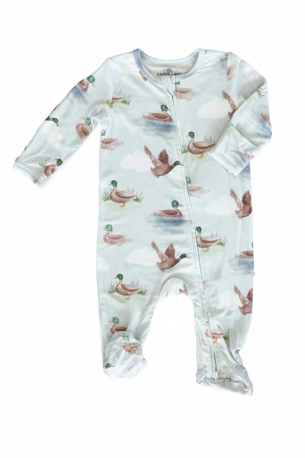 Caden Lane | Footie Little Duckling | 3-6 Months