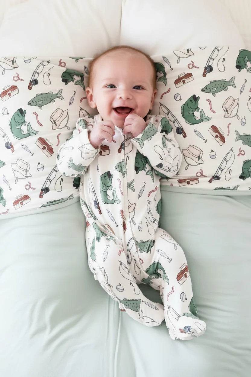 Caden Lane | Footie Off The Hook | 3-6 Months