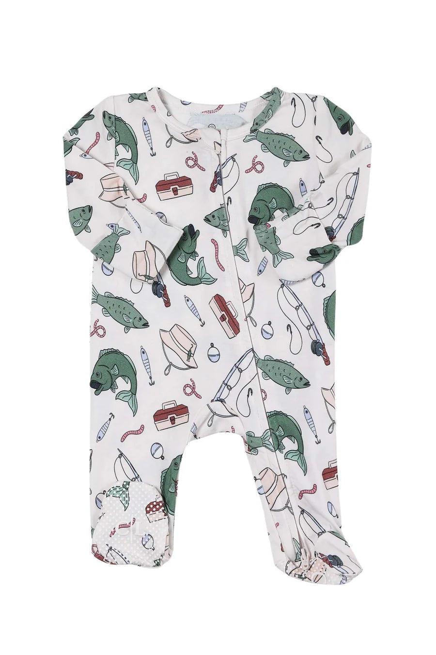 Caden Lane | Footie Off The Hook | 3-6 Months