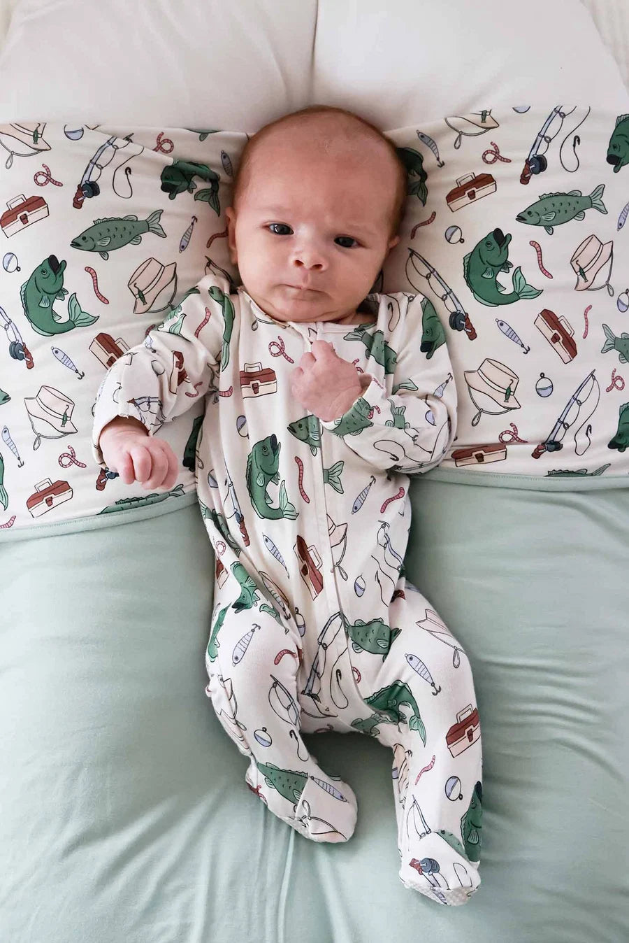Caden Lane | Footie Off The Hook | 3-6 Months