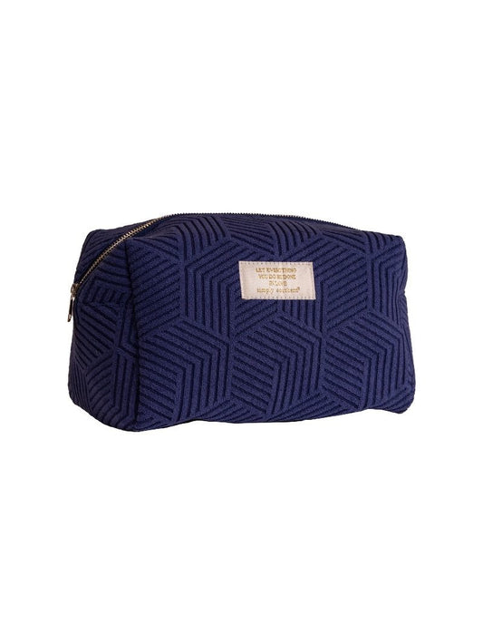 Terry Navy Cosmo Bag