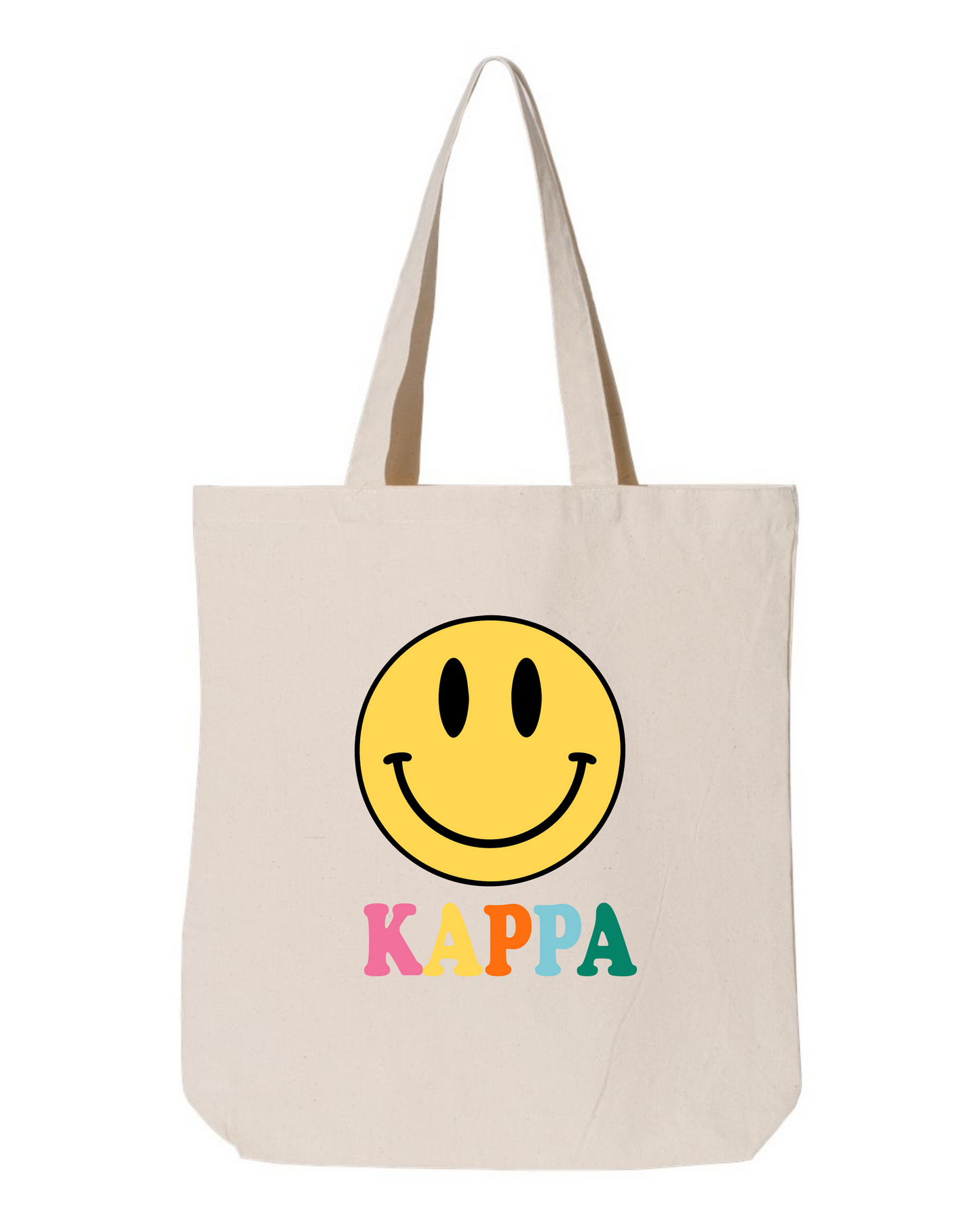 Greek Smiley Tote Bag