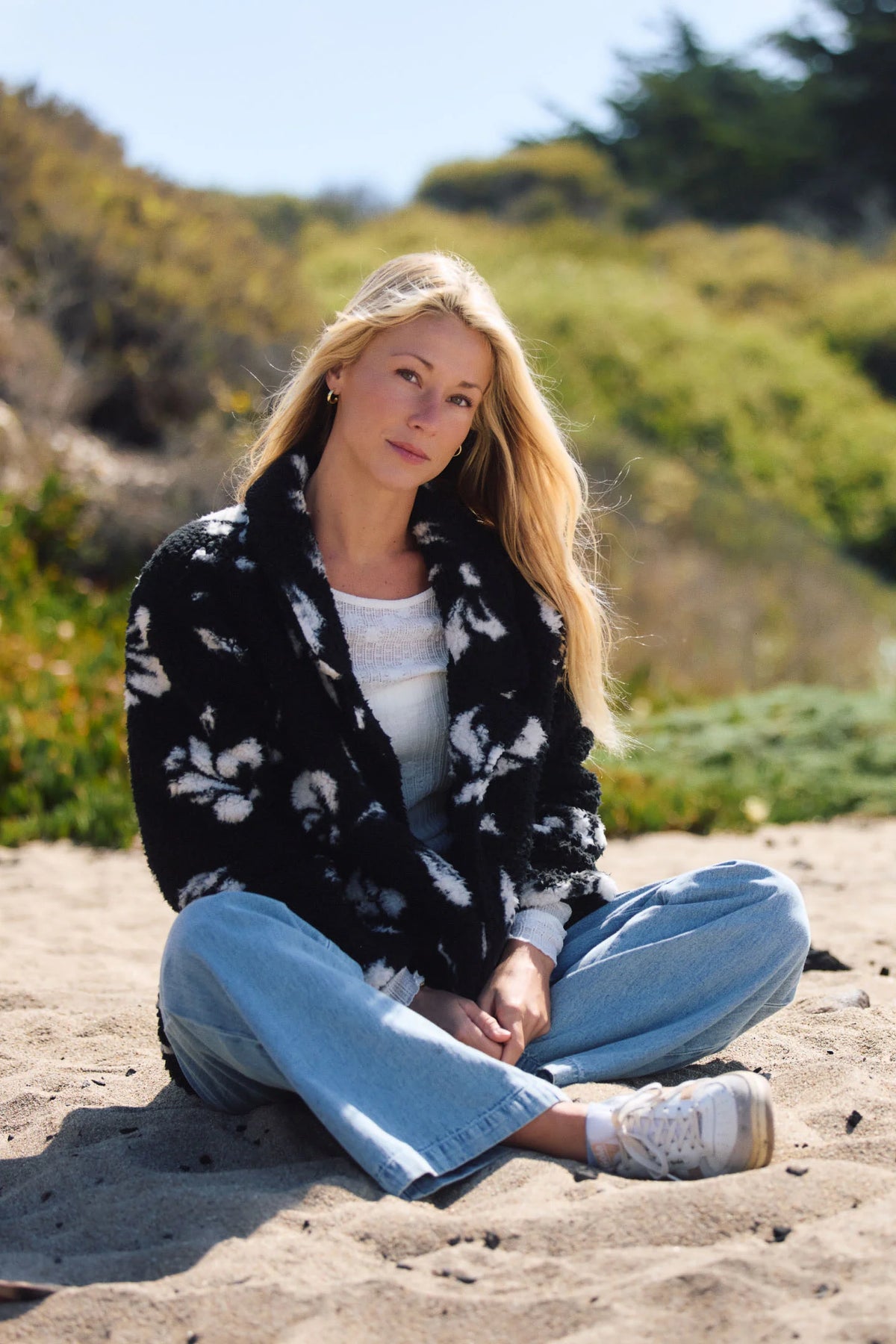 Harper High Pile Jacket | Black