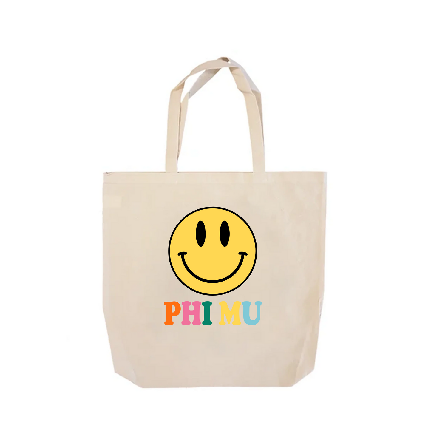 Greek Smiley Tote Bag