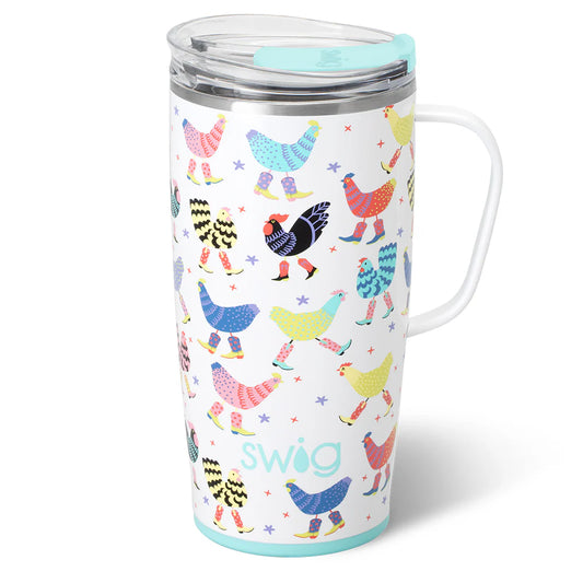 Swig Travel Mug 22oz | Funky Chicken