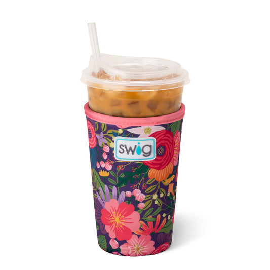 Swig Secret Garden Medium Iced Cup Coolie