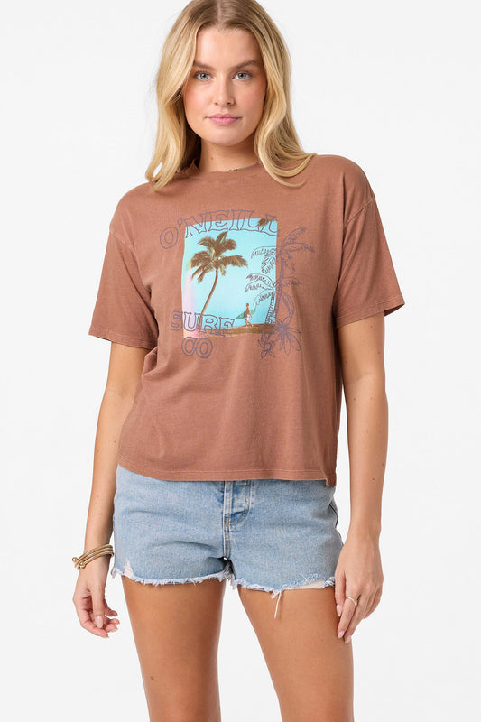 O’Neill Doodles Easy Tee | Carob Brown