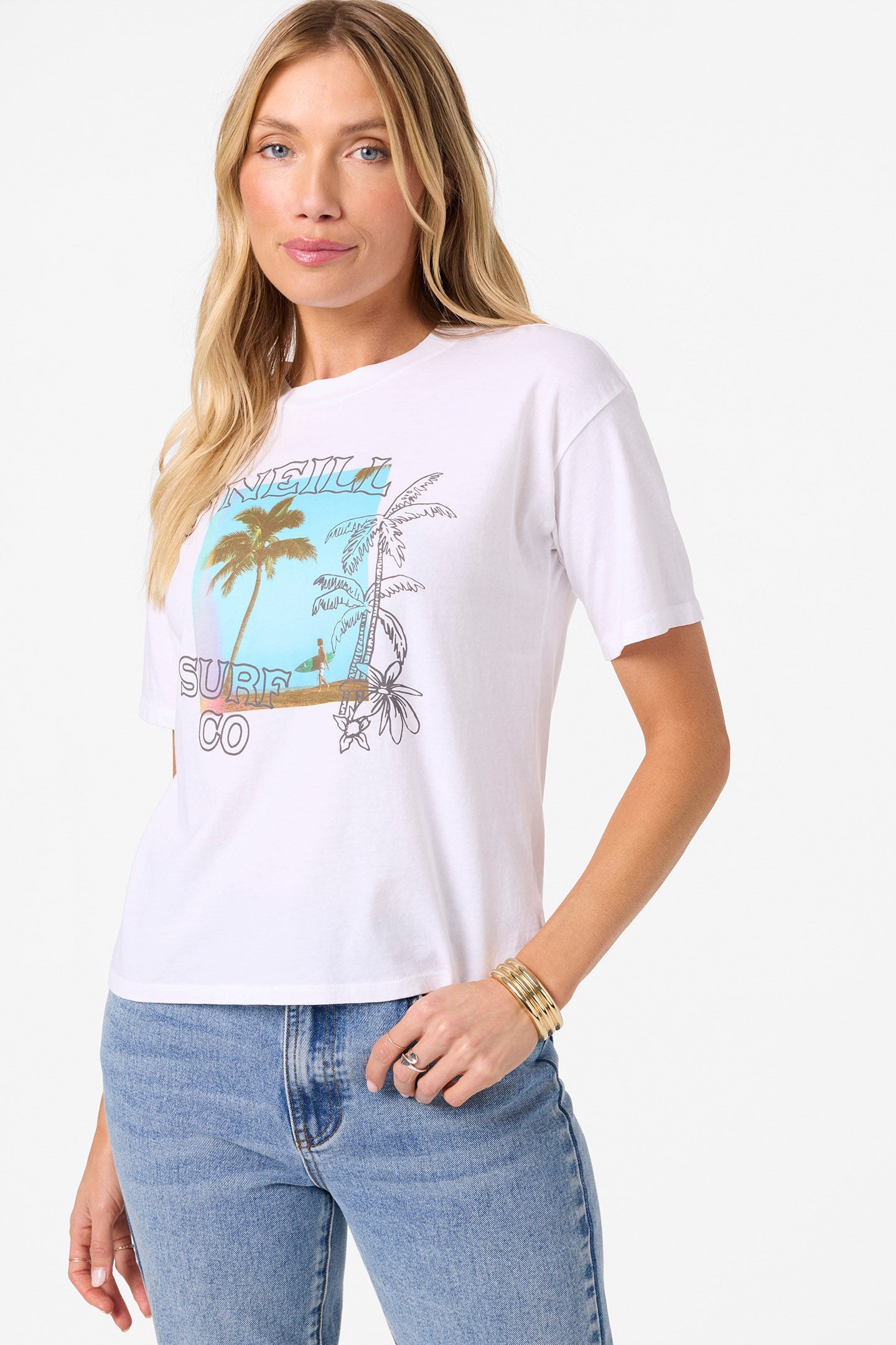 O’Neill Doodles Easy Tee | White