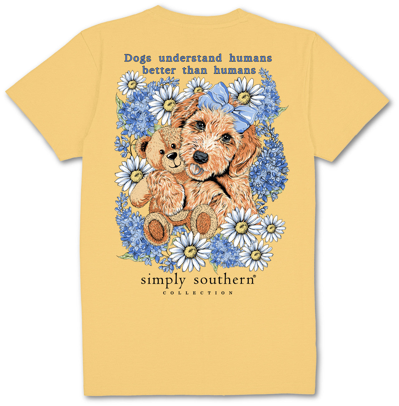 Dog with Teddy Yellow Tee