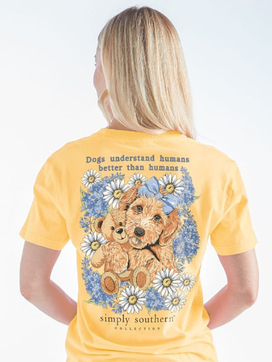 Dog with Teddy Yellow Tee