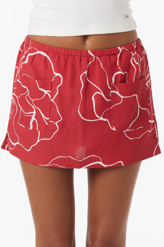 O’Neill Townes Floral Skort | Lifeguard Red