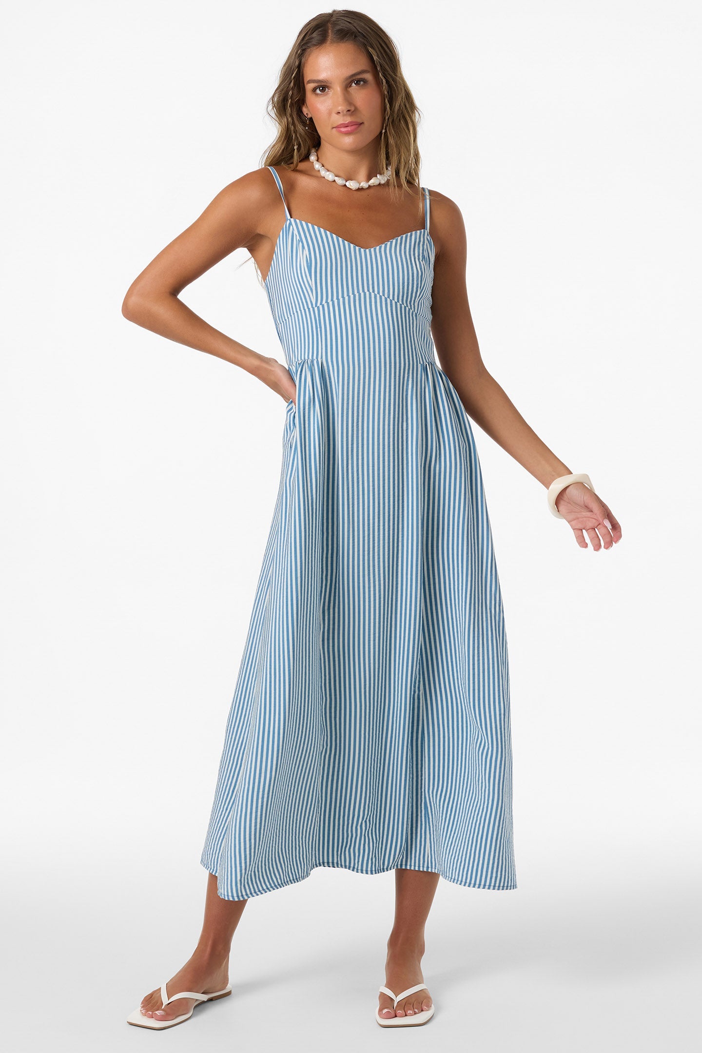 O’Neill Linden Stripe Midi Dress