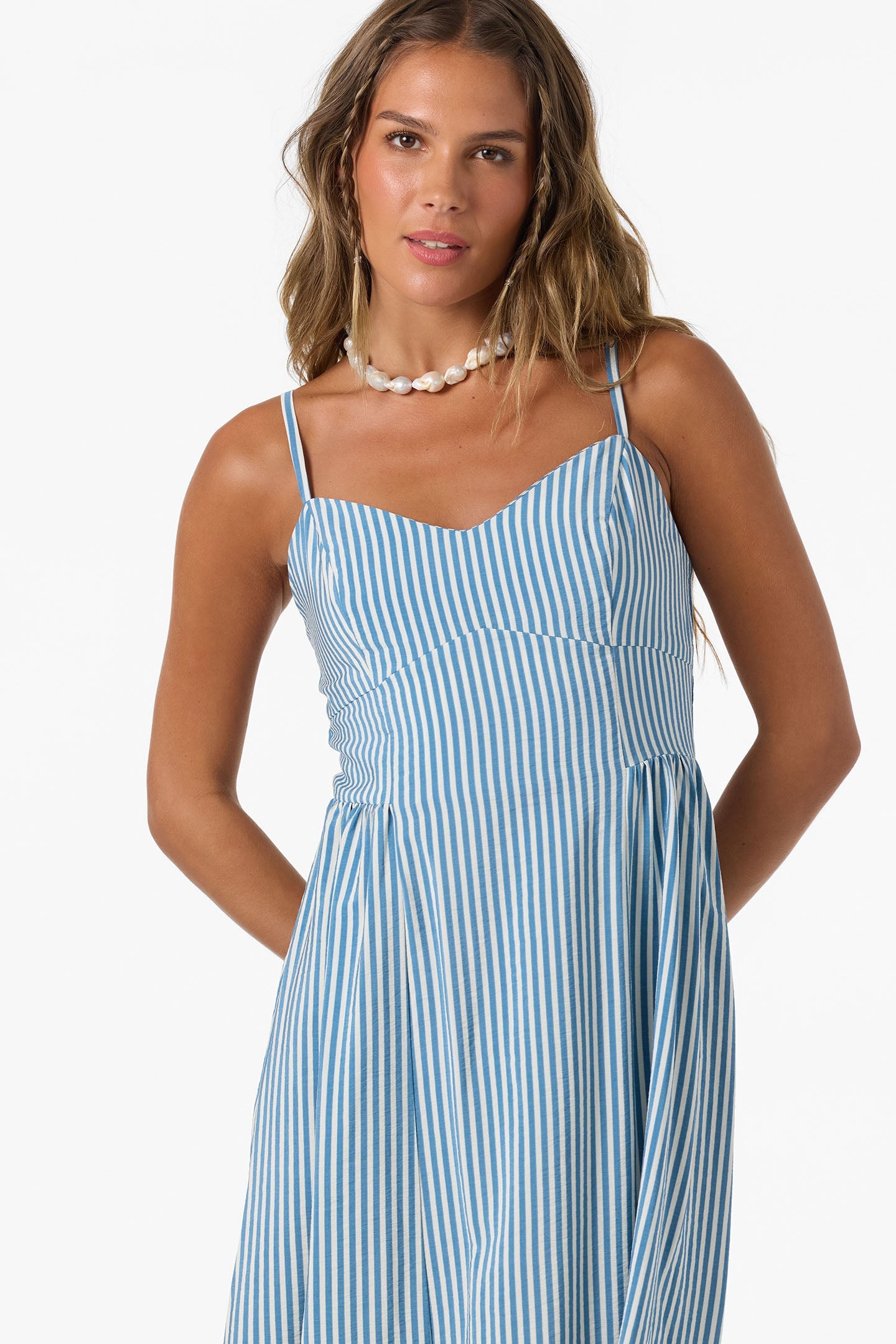 O’Neill Linden Stripe Midi Dress