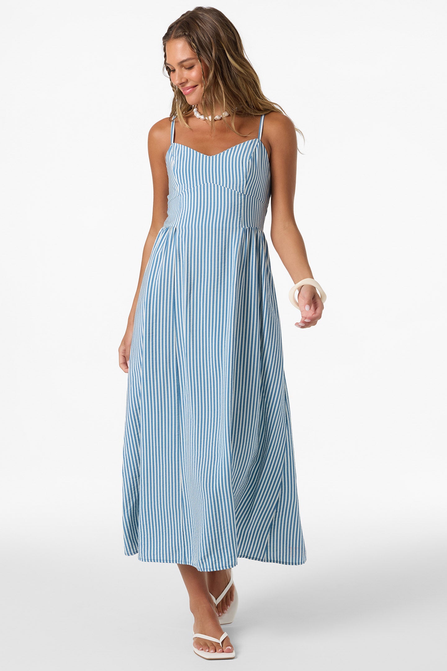 O’Neill Linden Stripe Midi Dress