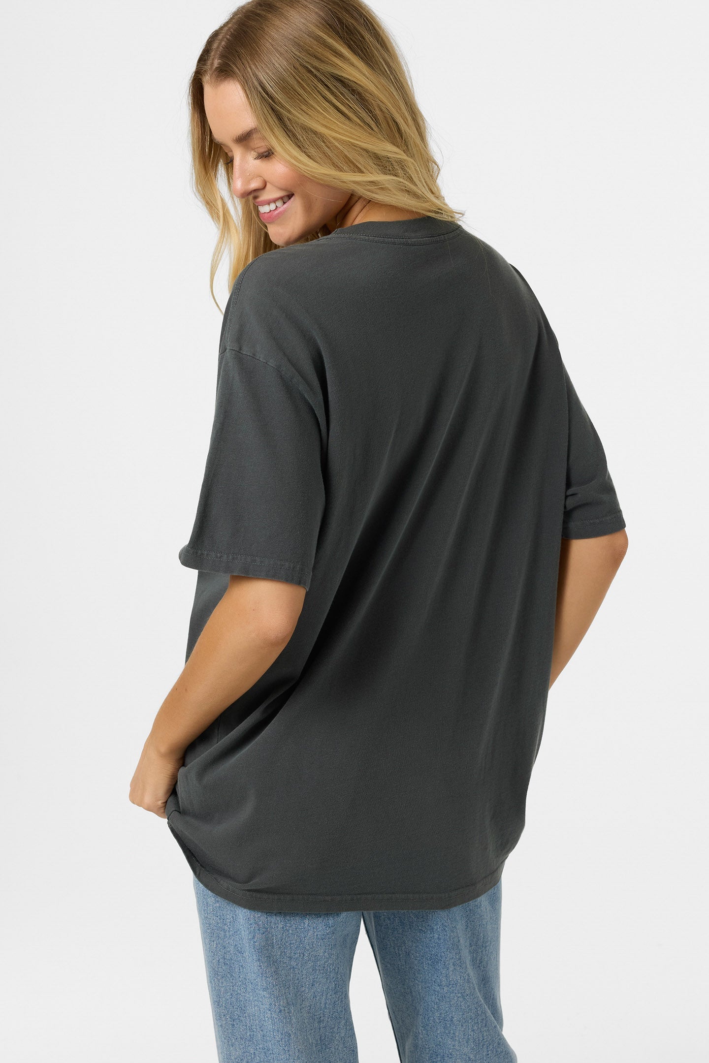 O’Neill O’Riginals Wave Tone Oversized Tee | Dark Shadow